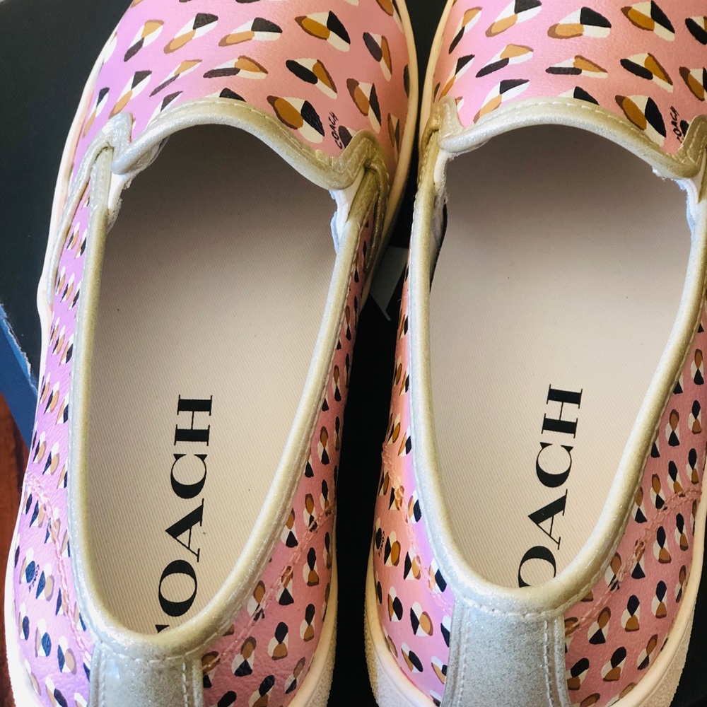 NIB Coach slip on hearts size 11 women shoes - Picture 3 of 6
